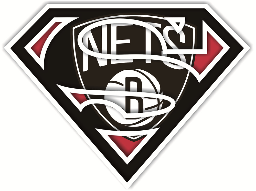 Brooklyn Nets superman iron on heat transfer